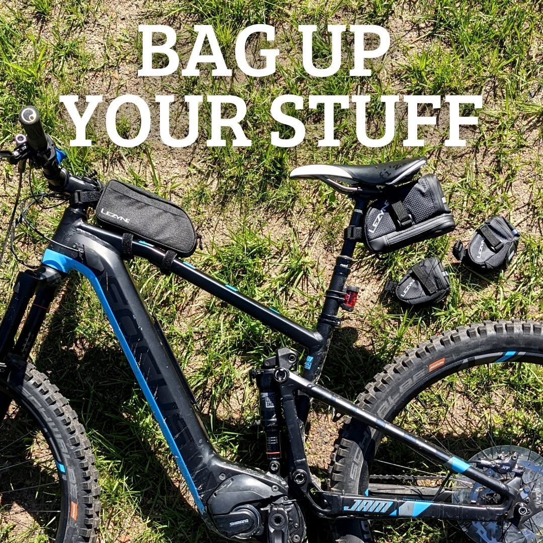 FreeLeben Bike Rack Bag Bike Trunk Saddle Bag with Reflective Strips and Velcro & Side Bottle Holder Mountain Bike Rear Seat Luggage Bag